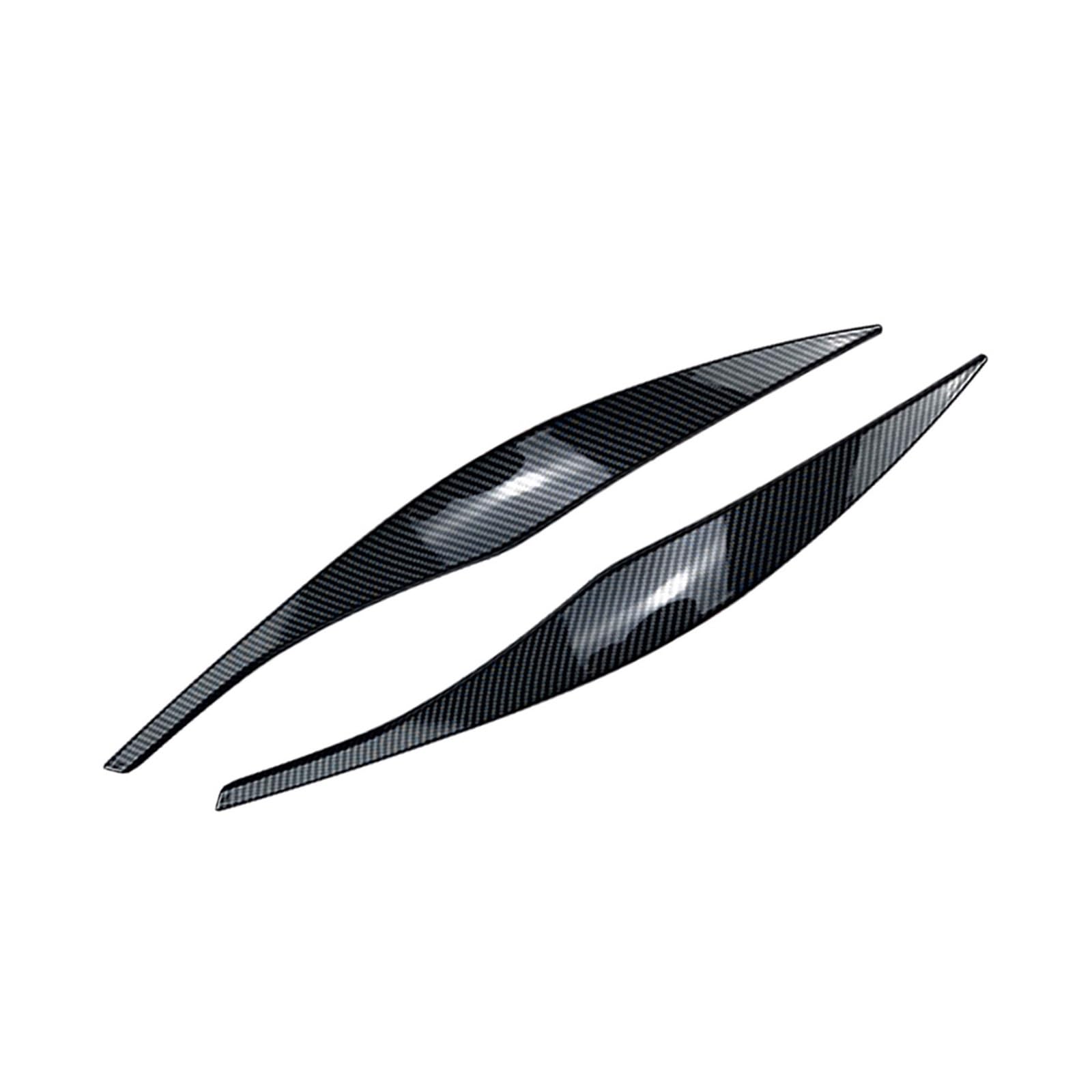 HANZOU Auto Scheinwerfer Augenlid Augenbraue Fit for BMW E90 E91 3Series Limousine Wagon 2006 2007 2008 2009 2010 2011 Abdeckung dekoration Trim Zubehör Scheinwerfer-Augenbrauen-Aufkleber(Carbon Fiber HANZOU Auto Scheinwerfer Augenlid Augenbraue Fit for BMW E90 E91 3Series Limousine Wagon 2006 2007 2008 2009 2010 2011 Abdeckung dekoration Trim Zubehör Scheinwerfer-Augenbrauen-Aufkleber(Carbon Fiber von HANZOU