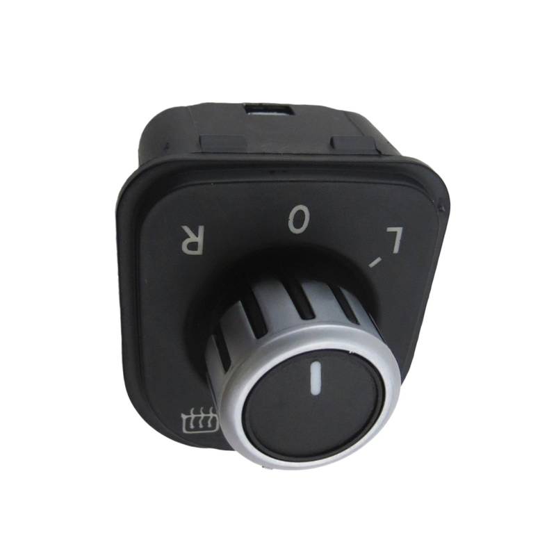 HANZOU Auto-Seitenspiegel-Einstellschalter, Wärmeregelung, passend for VW, Golf 5 6 Mk5 6 Jetta 5 6 Passat B6 Touran SEAT Spiegelverstellknopf von HANZOU