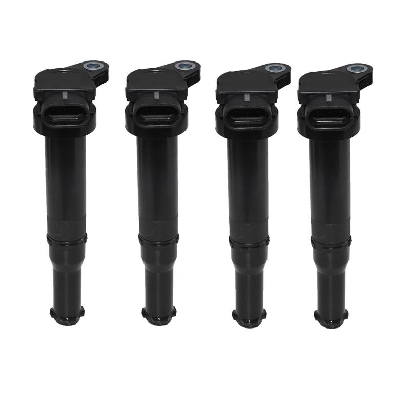 HANZOU Auto-Zündspule passend for KIA OPTIMA 2006 V6-2.7L CLARUS K9A 1.8 I 16V 1996-2001 HYUNDAI SANTA FE 2007 2730123400 0119621278 Zündspulensatz(4PCS) von HANZOU
