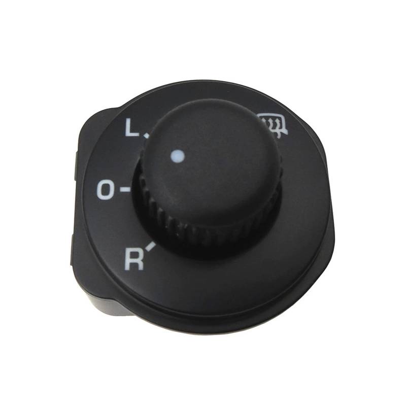 HANZOU Einstellknopf for den hinteren Seitenspiegelschalter, passend for Skoda, Fabia Roomster 2006–2015, 5JD959565A, 5J1959565, Autozubehör, außen, Fahrerseite Spiegelverstellknopf von HANZOU