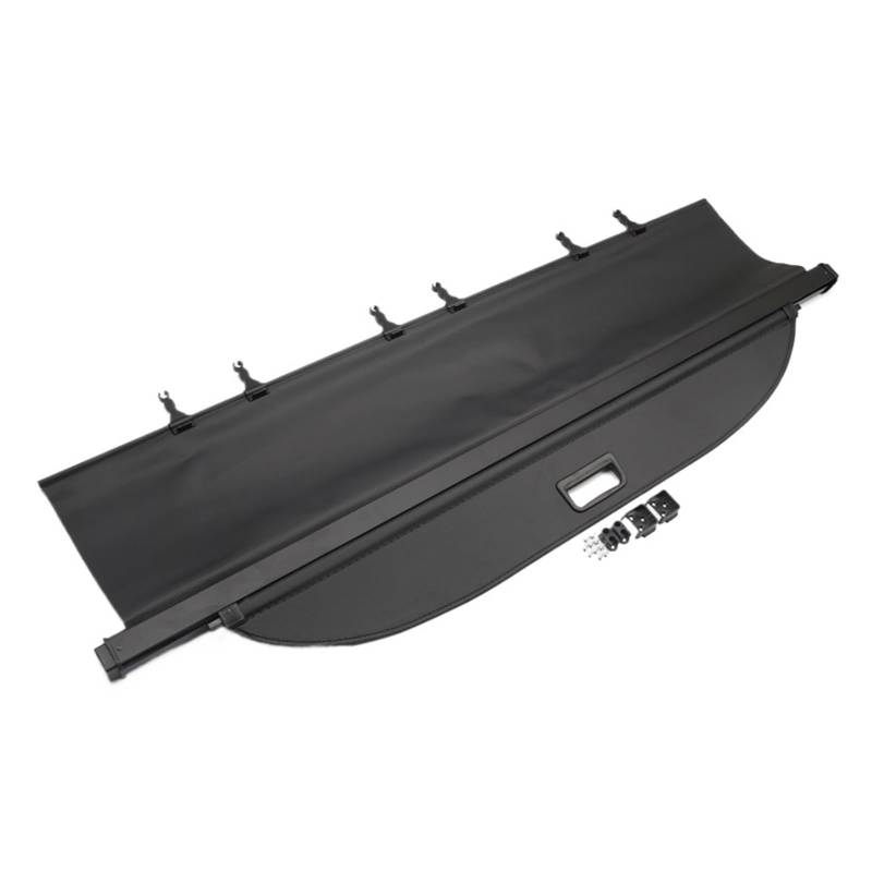 HANZOU Einziehbare hintere Laderaumabdeckung, passend for Ford Explorer 2011–2018, Sicherheitsschild, Gepäckschatten, Zubehör Fahrzeug-Laderaumschild von HANZOU