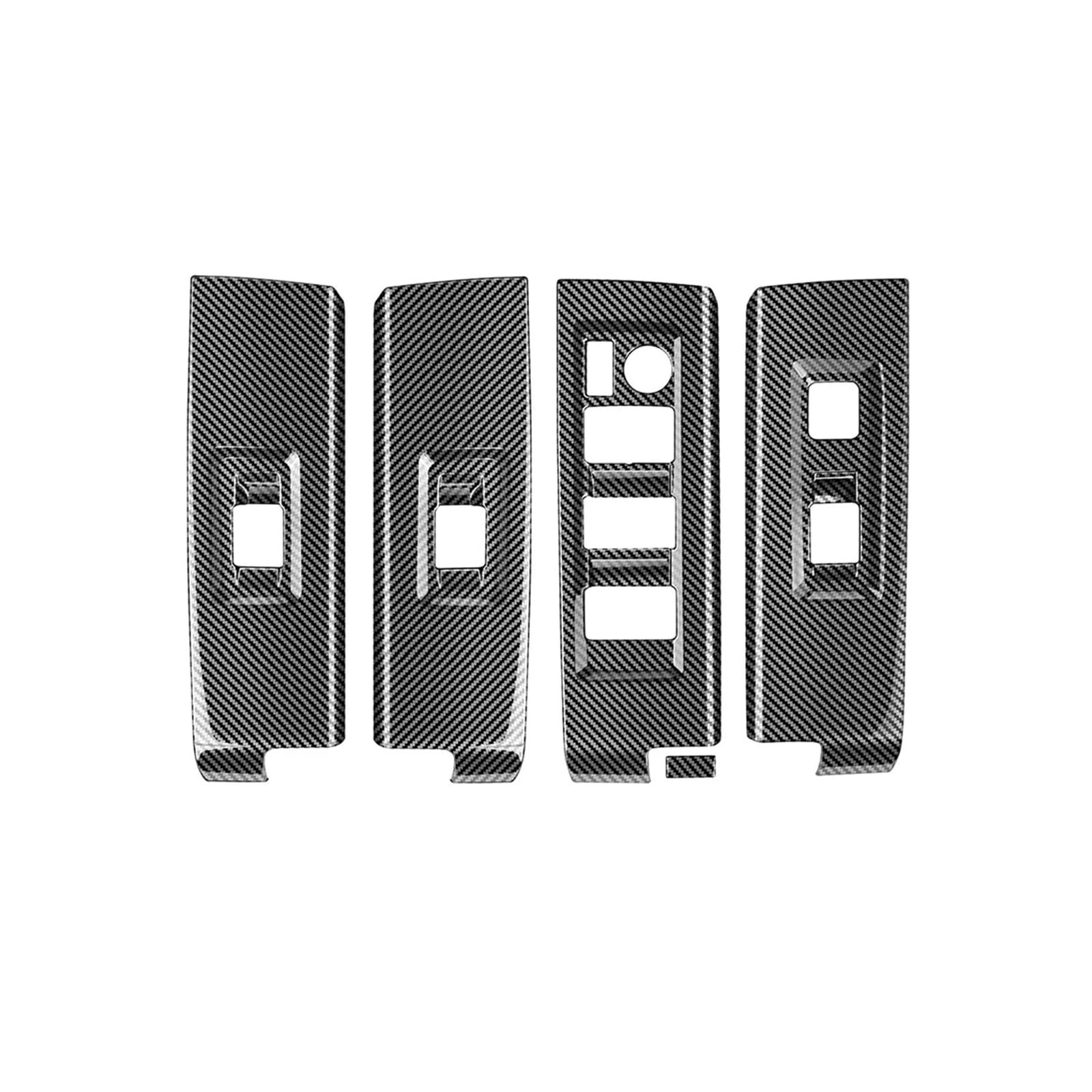 HANZOU Fenster Glas Lift Schalter Abdeckung Trim Fit for Toyota Tundra 2022-2023 Carbon Faser Muster Innen Panel Armlehne Taste Verkleidung des Fensterschaltergehäuses HANZOU Fenster Glas Lift Schalter Abdeckung Trim Fit for Toyota Tundra 2022-2023 Carbon Faser Muster Innen Panel Armlehne Taste Verkleidung des Fensterschaltergehäuses von HANZOU