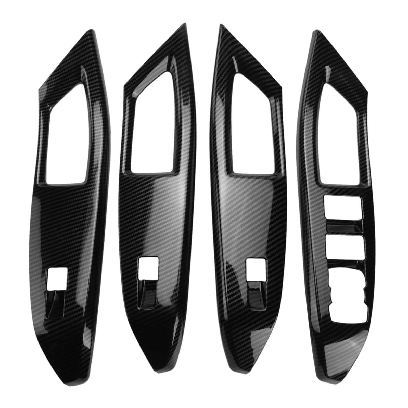 HANZOU Fenster Glas Lift-Taste Trim Schalter Abdeckung Tür Armlehne Panel Aufkleber Fit for Ford Focus 2022 2023 Verkleidung des Fensterschaltergehäuses HANZOU Fenster Glas Lift-Taste Trim Schalter Abdeckung Tür Armlehne Panel Aufkleber Fit for Ford Focus 2022 2023 Verkleidung des Fensterschaltergehäuses von HANZOU