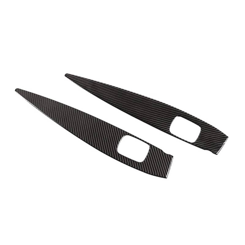 HANZOU Fenster Glas Lift-Taste Trim Schalter Abdeckung Tür Armlehne Panel Fit for Benz Smart 453 Fortwo 2016-2021 Verkleidung des Fensterschaltergehäuses von HANZOU