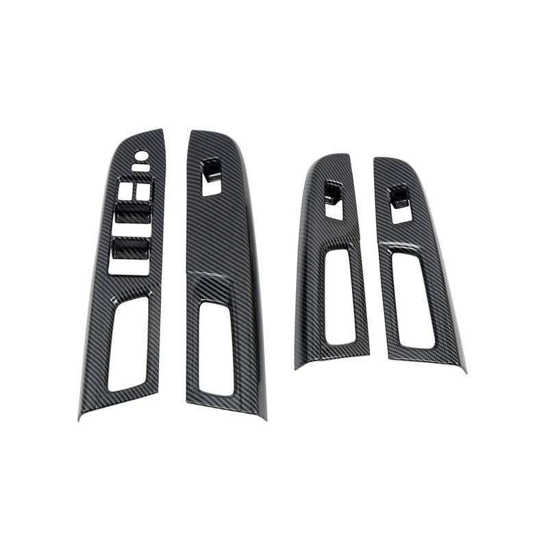 HANZOU Fenster Glas Lift-Taste Trim Schalter Abdeckung Tür Armlehne Panel Fit for Subaru WRX/WRX STI 2015-2020 RHD Verkleidung des Fensterschaltergehäuses von HANZOU