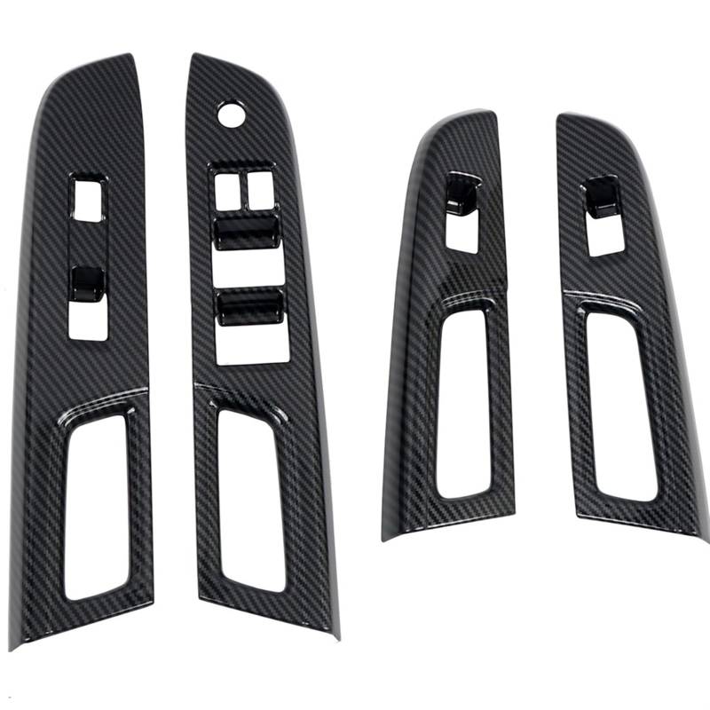 HANZOU Fenster Glas Lift-Taste Trim Schalter Abdeckung Tür Armlehne Panel Fit for Subaru WRX WRX STI 2015-2020 LHD Verkleidung des Fensterschaltergehäuses von HANZOU
