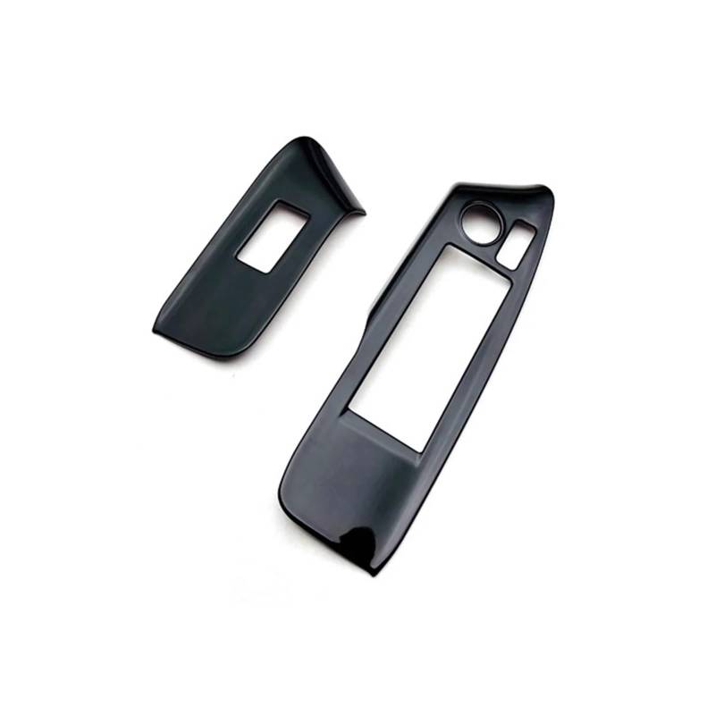 HANZOU Fensterglas-Lift-Knopf-Trimmabdeckung passend for Toyota Sienta 2023+ Auto glänzend schwarzer Schalter Tür Armlehne Panel Aufkleber Verkleidung des Fensterschaltergehäuses von HANZOU