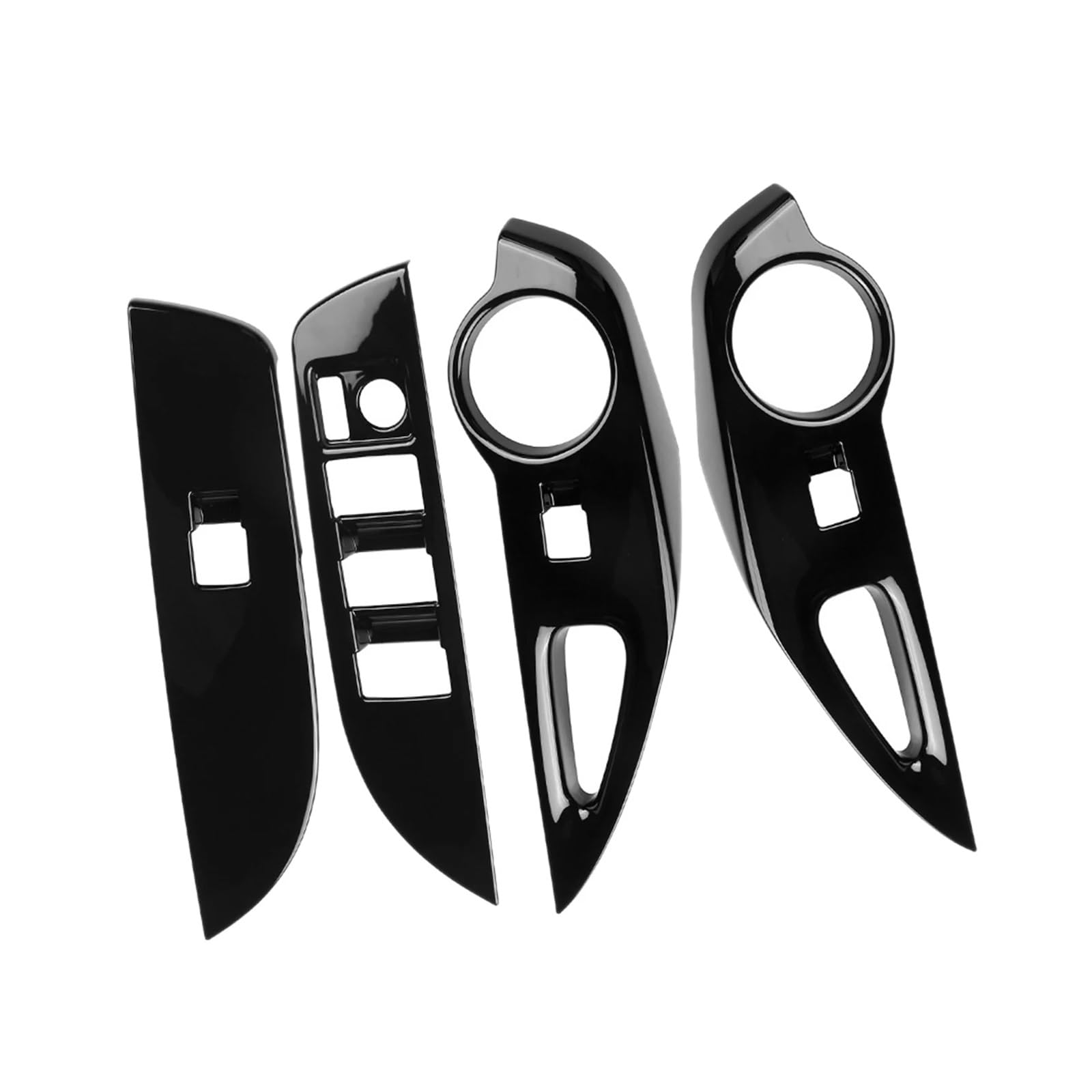 HANZOU Fensterglas-Lift-Taste Schalterabdeckung Verkleidung passend for Toyota Corolla Cross 2021 2022 RHD Auto glänzend schwarz Tür Armlehne Panel Verkleidung des Fensterschaltergehäuses HANZOU Fensterglas-Lift-Taste Schalterabdeckung Verkleidung passend for Toyota Corolla Cross 2021 2022 RHD Auto glänzend schwarz Tür Armlehne Panel Verkleidung des Fensterschaltergehäuses von HANZOU