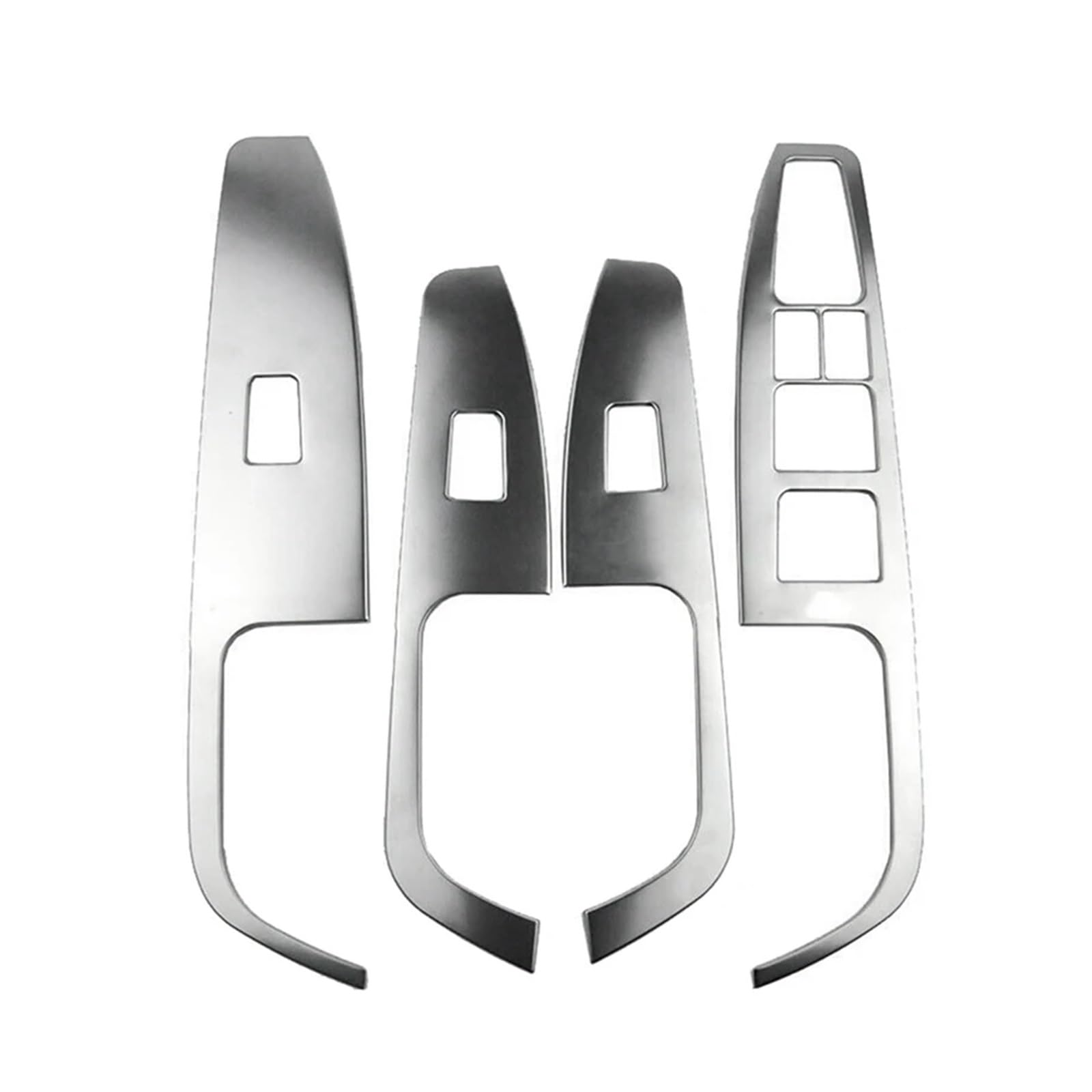HANZOU Fensterheber-Schalterknopf-Panel-Abdeckungs-Ordnung, passend for Hyundai Elantra, silberne Innentür-Armlehnen-Dekoration 2016–2020 Verkleidung des Fensterschaltergehäuses HANZOU Fensterheber-Schalterknopf-Panel-Abdeckungs-Ordnung, passend for Hyundai Elantra, silberne Innentür-Armlehnen-Dekoration 2016–2020 Verkleidung des Fensterschaltergehäuses von HANZOU