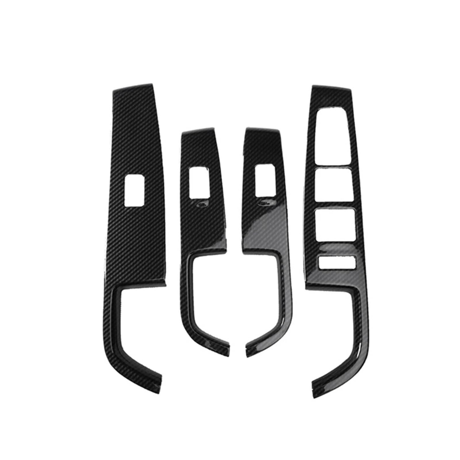 HANZOU Fensterheber-Schalterknopf-Panel-Abdeckungs-Ordnung, passend for Hyundai Sonata 2015–2019, Innentür-Armlehnen-Dekoration Verkleidung des Fensterschaltergehäuses HANZOU Fensterheber-Schalterknopf-Panel-Abdeckungs-Ordnung, passend for Hyundai Sonata 2015–2019, Innentür-Armlehnen-Dekoration Verkleidung des Fensterschaltergehäuses von HANZOU