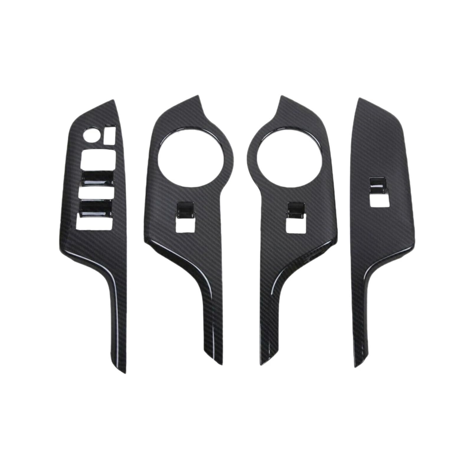 HANZOU Fensterheber-Schalterknopf-Panel-Abdeckungsverkleidung, rechter Antrieb, passend for Toyota C-HR CHR 2016–2018 Verkleidung des Fensterschaltergehäuses HANZOU Fensterheber-Schalterknopf-Panel-Abdeckungsverkleidung, rechter Antrieb, passend for Toyota C-HR CHR 2016–2018 Verkleidung des Fensterschaltergehäuses von HANZOU