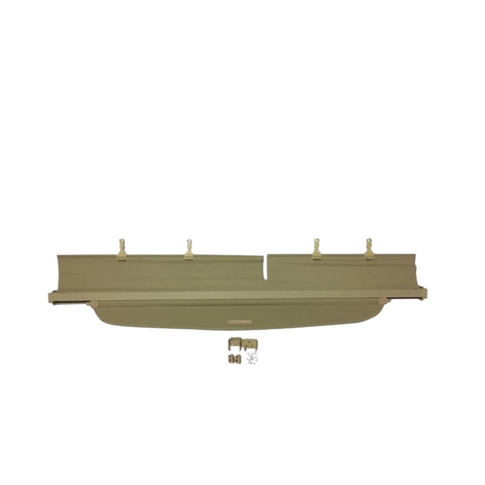 HANZOU Kofferraumabdeckung, passend for KIA Carens 2007–2011, Sonnenschutzvorhang, Trennwand, Sichtschutz, Sicherheitszubehör Fahrzeug-Laderaumschild(Beige) von HANZOU