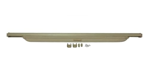 HANZOU Kofferraumabdeckung, passend for Lexus, GX400, GX460, GX470 2003–2009, Sonnenschutzvorhang, Trennwand, Sichtschutz, Sicherheitszubehör Fahrzeug-Laderaumschild(Beige) von HANZOU
