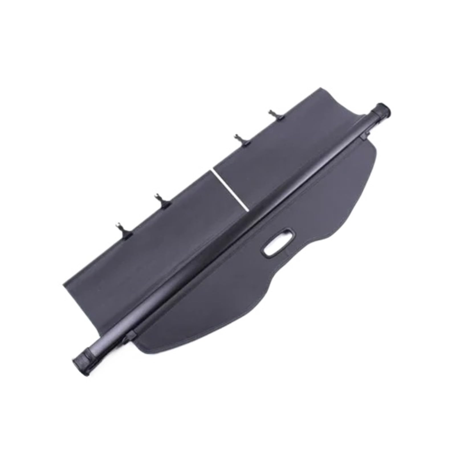 HANZOU Kofferraumabdeckung, passend for Ssangyong, Korando 2014–2018, Sonnenschutzvorhang, Trennwand, Sichtschutz, Sicherheitszubehör Fahrzeug-Laderaumschild(Black) von HANZOU