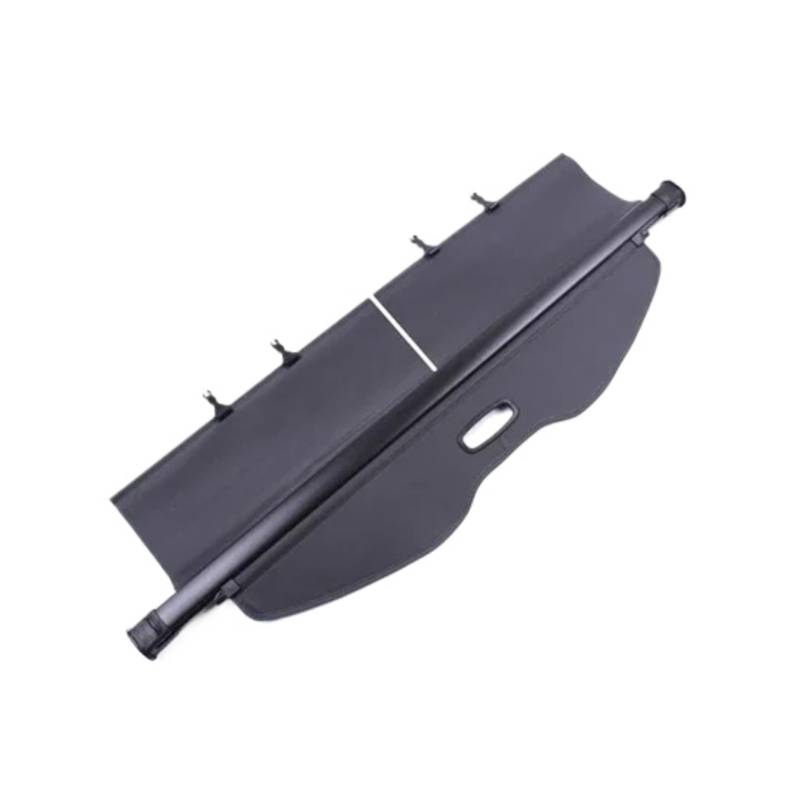 HANZOU Kofferraumabdeckung, passend for Ssangyong, Korando 2014–2018, Sonnenschutzvorhang, Trennwand, Sichtschutz, Sicherheitszubehör Fahrzeug-Laderaumschild(Black) von HANZOU