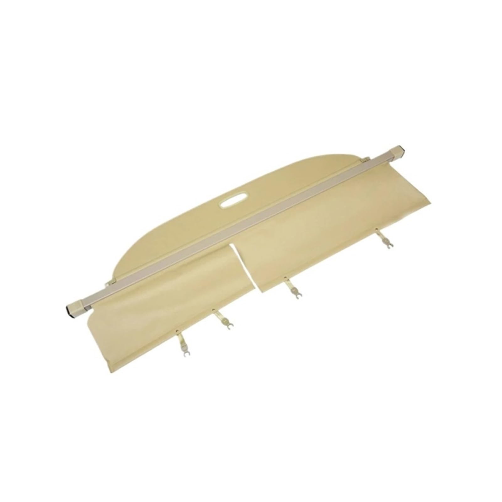 HANZOU Kofferraumabdeckung hinten, passend for Ford Edge 2009–2015, manueller Schalter, Hecktürschutz, Schattenvorhang, Trennwand, Sichtschutz Fahrzeug-Laderaumschild(Beige) von HANZOU