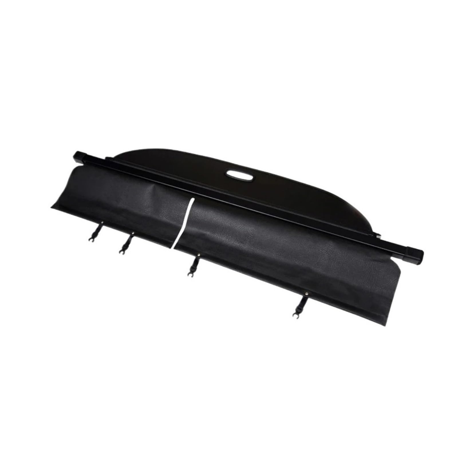 HANZOU Kofferraumabdeckung hinten, passend for Ford Edge 2009–2015, manueller Schalter, Hecktürschutz, Schattenvorhang, Trennwand, Sichtschutz Fahrzeug-Laderaumschild(Black) von HANZOU