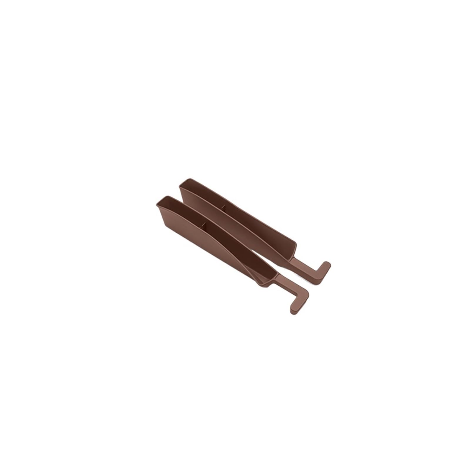HANZOU Lückenfüller for Autositze, passend for Mazda, 3 CX5 CX30 Axela 2-Gang 6 Gh Gg Gj 323, Seitenkonsolen-Organizer-Tasche, multifunktionale Aufbewahrungstasche Sitzfugenfüller(2PCS Brown) von HANZOU