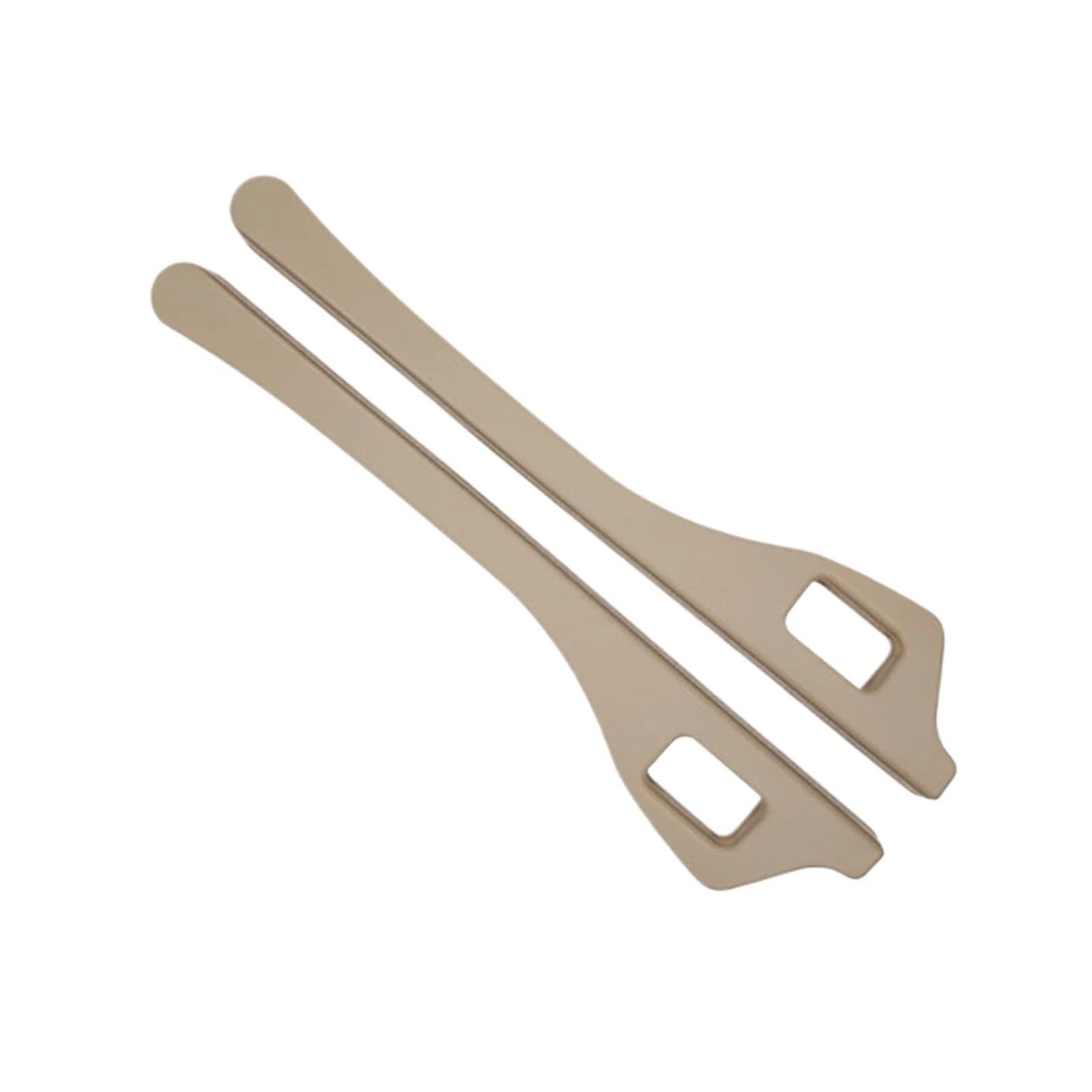 HANZOU Lückenfüller for Autositze, passend for Skoda, Octavia A5 A7 RS Fabia 2 3 Superb Vrs Rapid Yeti Kodiaq Kamiq Scala Karoq, Streifen, auslaufsicherer Füller Sitzfugenfüller(2PCS Beige) von HANZOU
