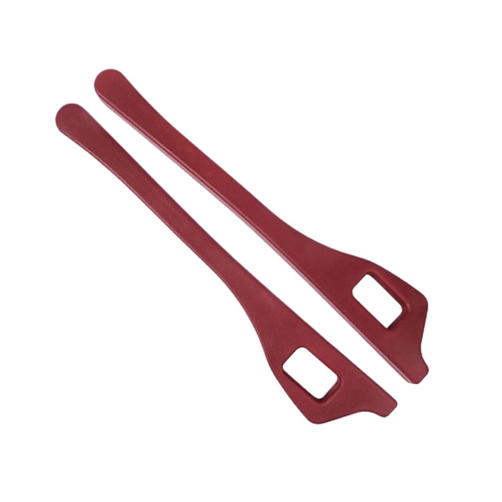 HANZOU Lückenfüller for Autositze, passend for Skoda, Octavia A5 A7 RS Fabia 2 3 Superb Vrs Rapid Yeti Kodiaq Kamiq Scala Karoq, Streifen, auslaufsicherer Füller Sitzfugenfüller(2PCS Red) von HANZOU