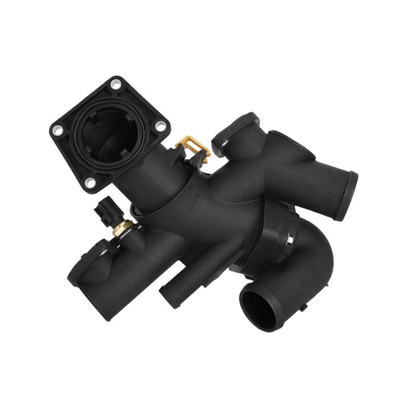 HANZOU Motorkühlmittel-Thermostatgehäuse, passend for Jaguar, S-Typ XJ8 XKR XF 4.2 V8 AJ811793 AJ810214 Fahrzeugthermostat für Kühlsystem von HANZOU