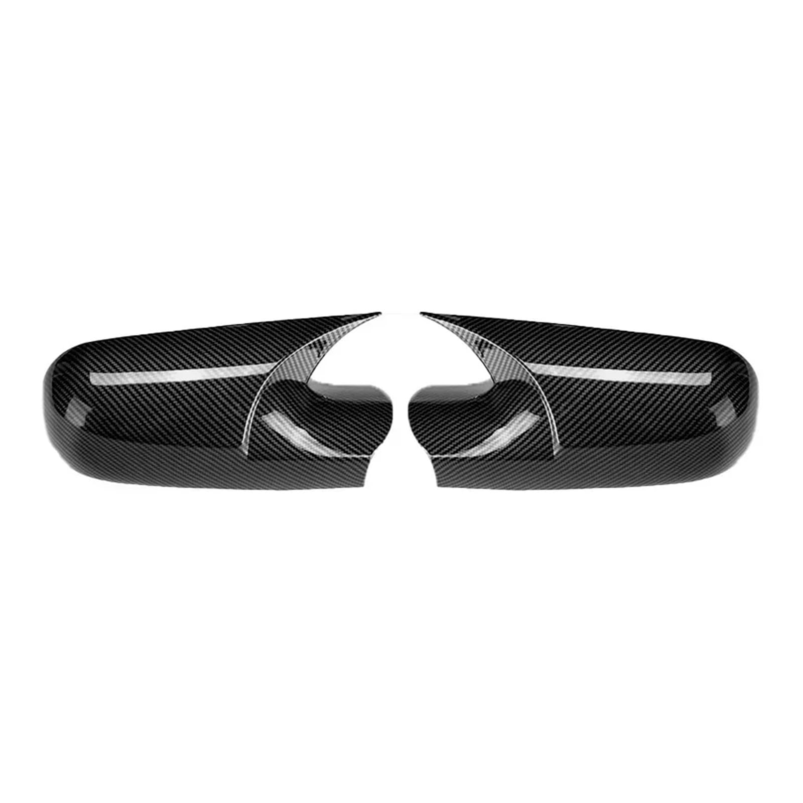 HANZOU Rückspiegel-Abdeckkappe, passend for Renault, Megane 2 MK2 2002–2009, Bat-Rückspiegel-Abdeckung, glänzend schwarz, Kohlefaser, Auto-Seitenflügel Gehäuse des Rückspiegels(Carbon fiber pattern) HANZOU Rückspiegel-Abdeckkappe, passend for Renault, Megane 2 MK2 2002–2009, Bat-Rückspiegel-Abdeckung, glänzend schwarz, Kohlefaser, Auto-Seitenflügel Gehäuse des Rückspiegels(Carbon fiber pattern) von HANZOU