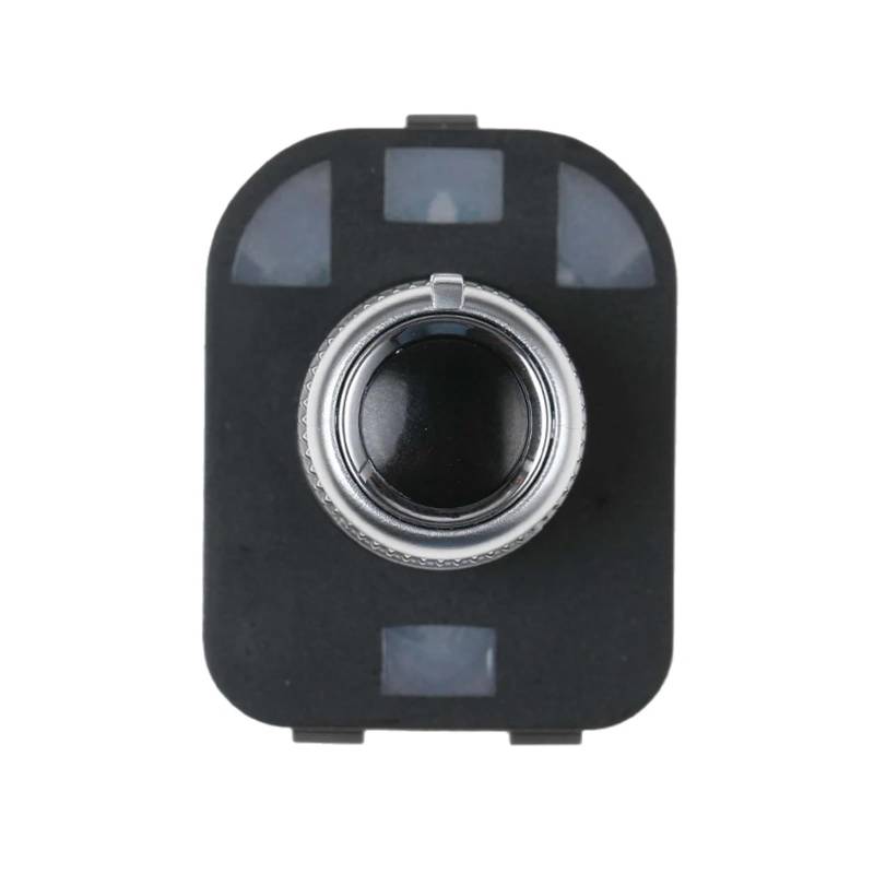 HANZOU Rückspiegel-Einstellschalter, passend for A6, 8KD959565A 4GD959565, Chrom-Memory-Klappfunktion, elektrisch Spiegelverstellknopf von HANZOU