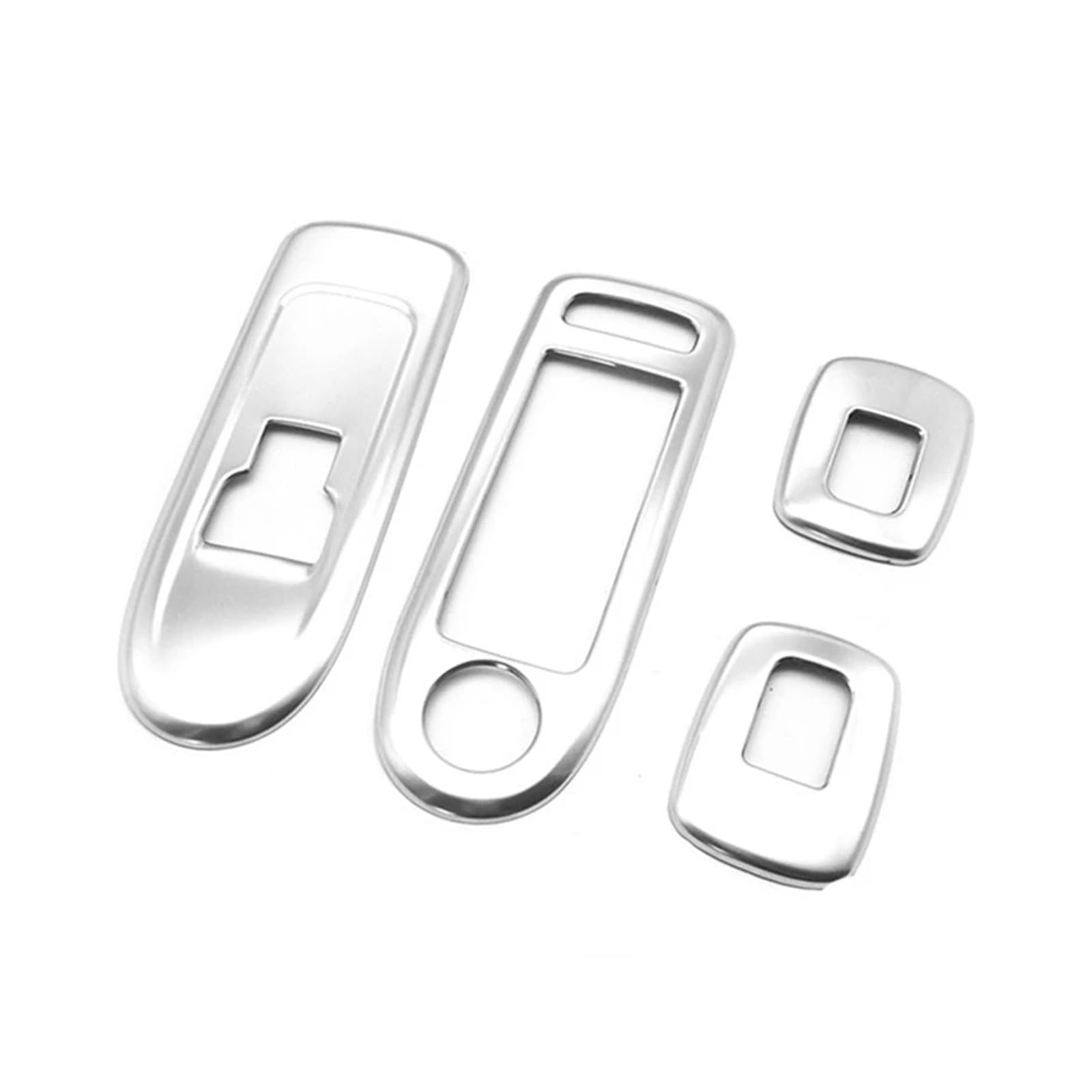 HANZOU Schalter-Knopf-Panel-Trim-Aufkleber, passend for Citroen C5, passend for Peugeot 508, Auto, silberne Tür, Fensterheber-Schalter, Armlehnenabdeckung Verkleidung des Fensterschaltergehäuses HANZOU Schalter-Knopf-Panel-Trim-Aufkleber, passend for Citroen C5, passend for Peugeot 508, Auto, silberne Tür, Fensterheber-Schalter, Armlehnenabdeckung Verkleidung des Fensterschaltergehäuses von HANZOU