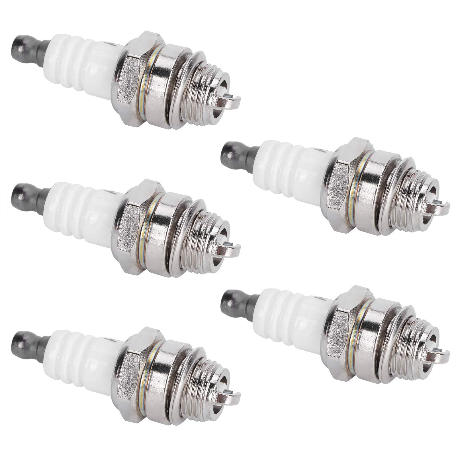 HAOHIZE Zündkerzen, 5 Stück L7T Zündkerze passend für BM6A BPMR7A RCJ6Y RCJ7Y WSR5F 33cc-49cc Trimmergebläse Ersatzzündkerzen HAOHIZE Zündkerzen, 5 Stück L7T Zündkerze passend für BM6A BPMR7A RCJ6Y RCJ7Y WSR5F 33cc-49cc Trimmergebläse Ersatzzündkerzen von HAOHIZE
