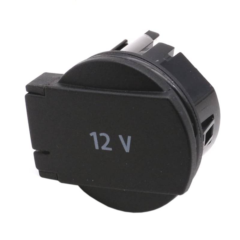 Neu Mittelkonsole Armlehne 12 Volt Steckdose Steckdosengehäuse Abdeckung für VW Passat B8 Golf 6 7 Polo Tiguan Touran Jetta Skoda Kodiaq Rapid 1K0919341F von HAOTOM