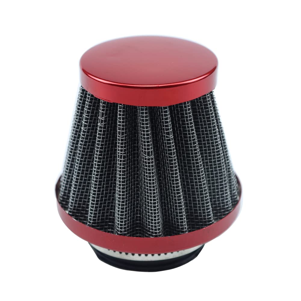 35 mm Motorrad-Luftfilter Ersatz für Motovox MVX70 MVX70CC MVX110 50cc-125cc Coolster Taotao Sunl Baja Roketa ATV Dune Buggy Vierrad Quad Go Kart Scooter Mini Dirt Pit Bike Pocket Parts Rot 35 mm Motorrad-Luftfilter Ersatz für Motovox MVX70 MVX70CC MVX110 50cc-125cc Coolster Taotao Sunl Baja Roketa ATV Dune Buggy Vierrad Quad Go Kart Scooter Mini Dirt Pit Bike Pocket Parts Rot von HARIFOGER