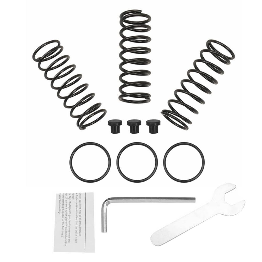 HARIFOGER Verbessertes Brems-Drosselklappen-Kupplungspedal-Feder-Set, Werkzeug, Ersatz für Logitech G25 G27 G29 G920 Rennrad HARIFOGER Verbessertes Brems-Drosselklappen-Kupplungspedal-Feder-Set, Werkzeug, Ersatz für Logitech G25 G27 G29 G920 Rennrad von HARIFOGER