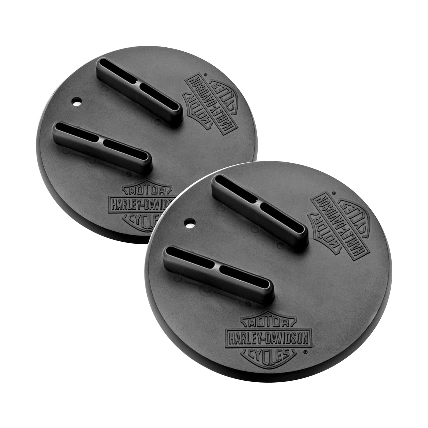 HARLEY-DAVIDSON B & S Jiffy Stand Coaster - Seitenständer-Unterlage Anti-Rutsch, 2er Pack von HARLEY-DAVIDSON