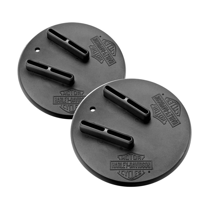 HARLEY-DAVIDSON B & S Jiffy Stand Coaster - Seitenständer-Unterlage Anti-Rutsch, 2er Pack von HARLEY-DAVIDSON