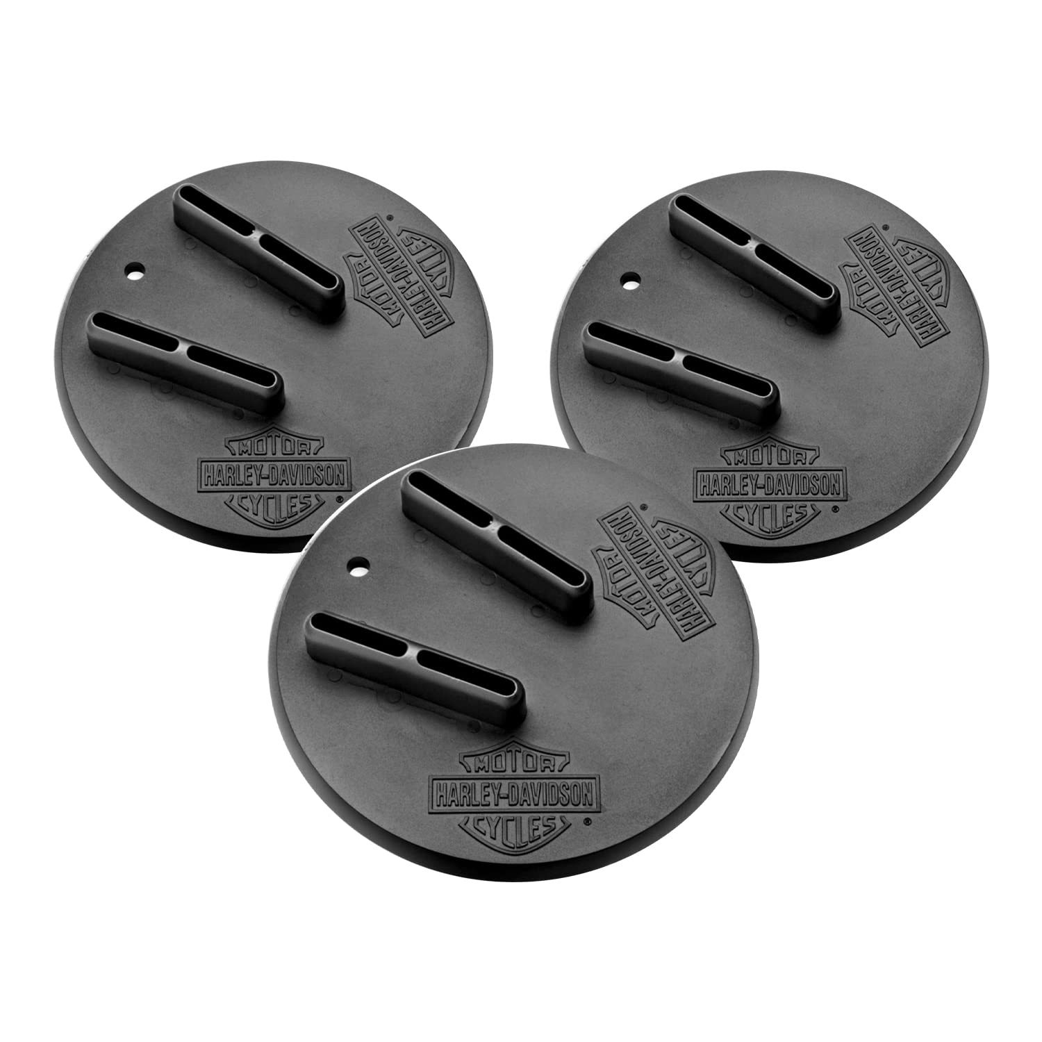 HARLEY-DAVIDSON B & S Jiffy Stand Coaster - Seitenständer-Unterlage Anti-Rutsch, 3er Pack HARLEY-DAVIDSON B & S Jiffy Stand Coaster - Seitenständer-Unterlage Anti-Rutsch, 3er Pack von HARLEY-DAVIDSON