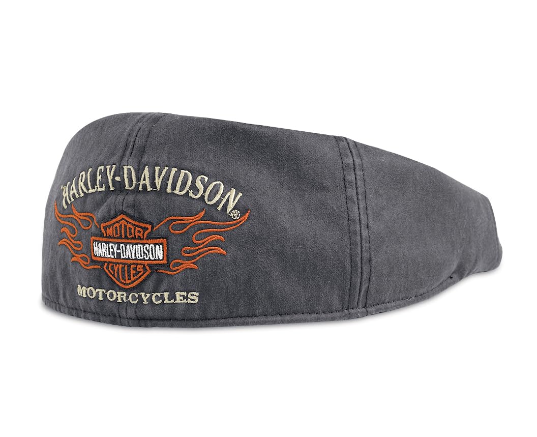HARLEY-DAVIDSON Flame Graphic Ivy Cap 99537-11VM Herren Hat, Schwarz, Beige, Orange, M HARLEY-DAVIDSON Flame Graphic Ivy Cap 99537-11VM Herren Hat, Schwarz, Beige, Orange, M von HARLEY-DAVIDSON