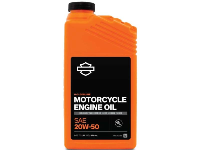 HARLEY-DAVIDSON H-D 360 20W-50 Motoröl (1 L) Genuine SAE 20W-50 Motorrad Öl Motorenöl von Harley-Davidson