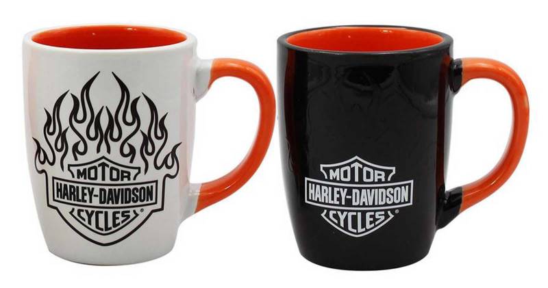 HARLEY-DAVIDSON H-D B&S Flames Farbwechsel Tassen Set von HARLEY-DAVIDSON