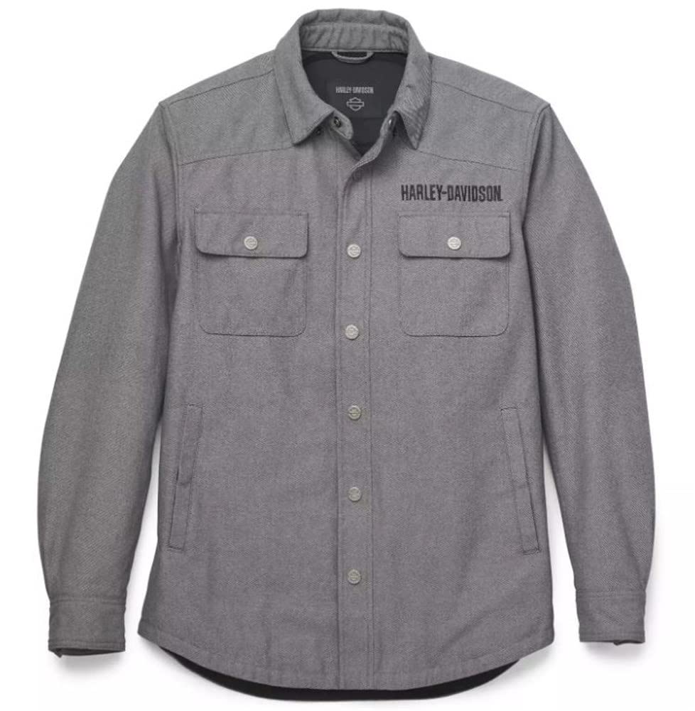 HARLEY-DAVIDSON Herren Riding Operative Hemdjacke Biker Jacke Männer Schutzjacke Protektoren Motorrad-Hemd Rückentasche, L HARLEY-DAVIDSON Herren Riding Operative Hemdjacke Biker Jacke Männer Schutzjacke Protektoren Motorrad-Hemd Rückentasche, L von HARLEY-DAVIDSON