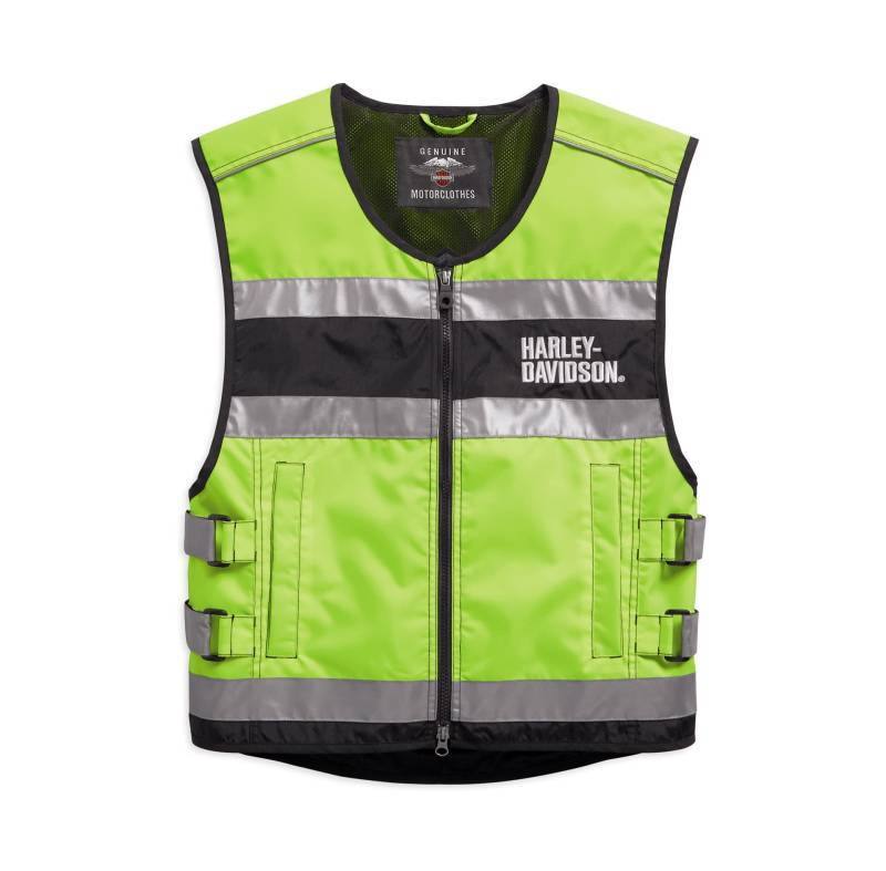 HARLEY-DAVIDSON Hi-Visibility Yellow Reflective Vest Warnweste, 98158-18EM, M von HARLEY-DAVIDSON