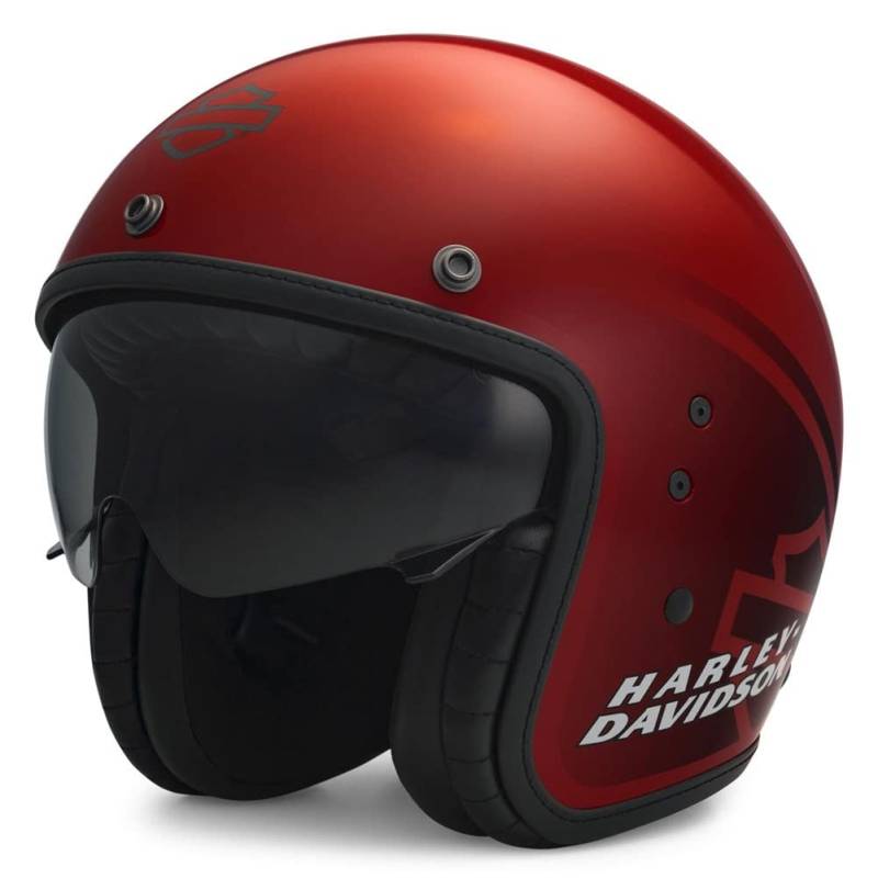 HARLEY-DAVIDSON Metropolitan Sun Shield X14 3/4 Motorrad Jet Helm, XXL von Harley-Davidson