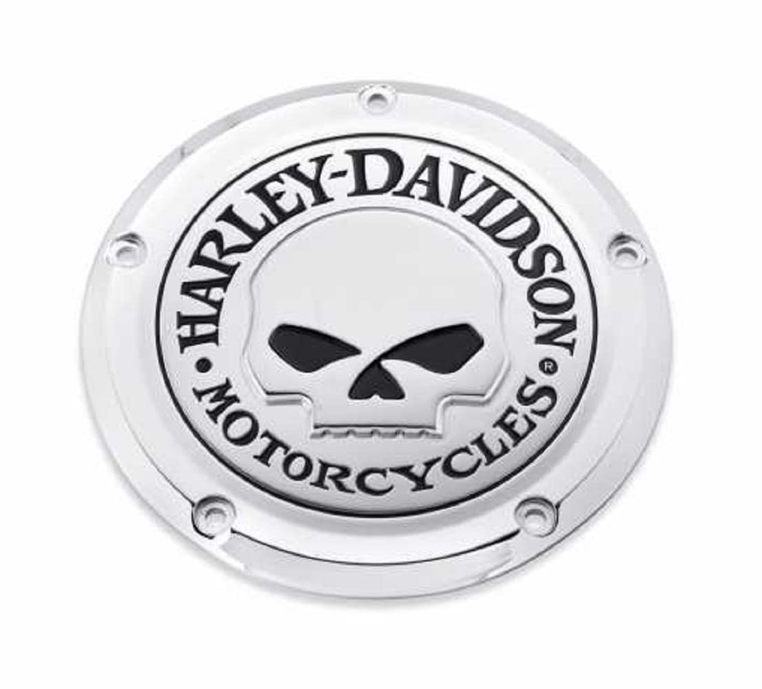 HARLEY-DAVIDSON Motorrad Willie G Skull Derby Deckel Cover Abdeckung Kupplungsdeckel Schutz Totenkopf, 1 (25700469) von HARLEY-DAVIDSON