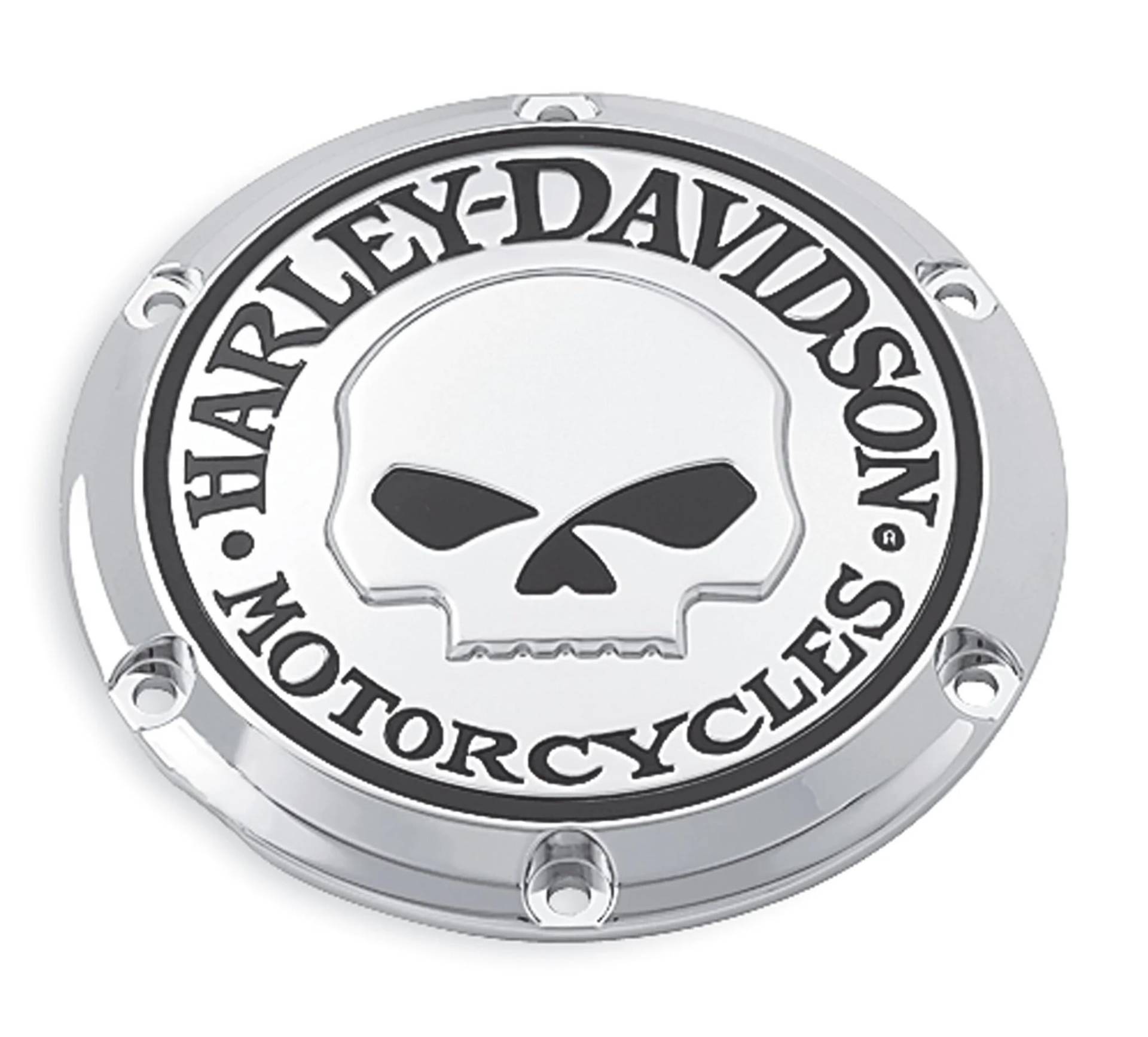 HARLEY-DAVIDSON Motorrad Willie G Skull Derby Deckel Cover Abdeckung Kupplungsdeckel Schutz Totenkopf, 3 (25440-04A) von HARLEY-DAVIDSON