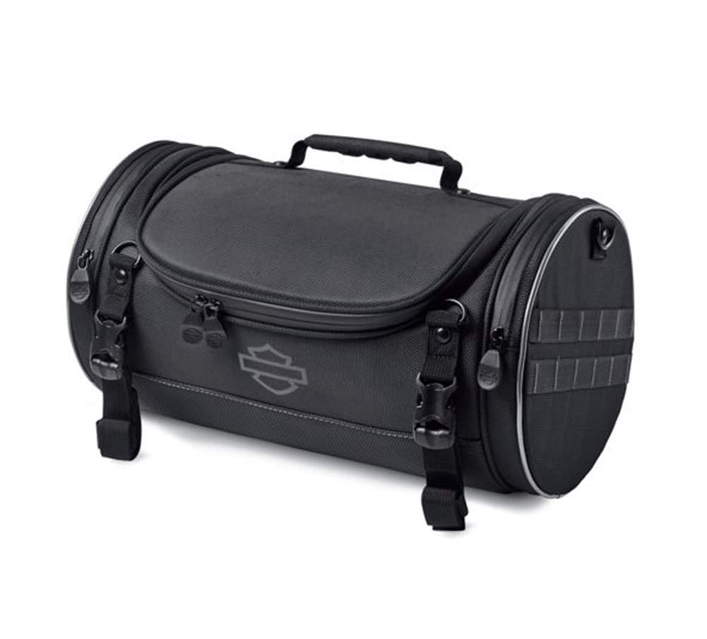 HARLEY-DAVIDSON Motorrad Gepäckrolle 43 x 23cm (16L) Onyx Premium Day Bag Tasche von HARLEY-DAVIDSON
