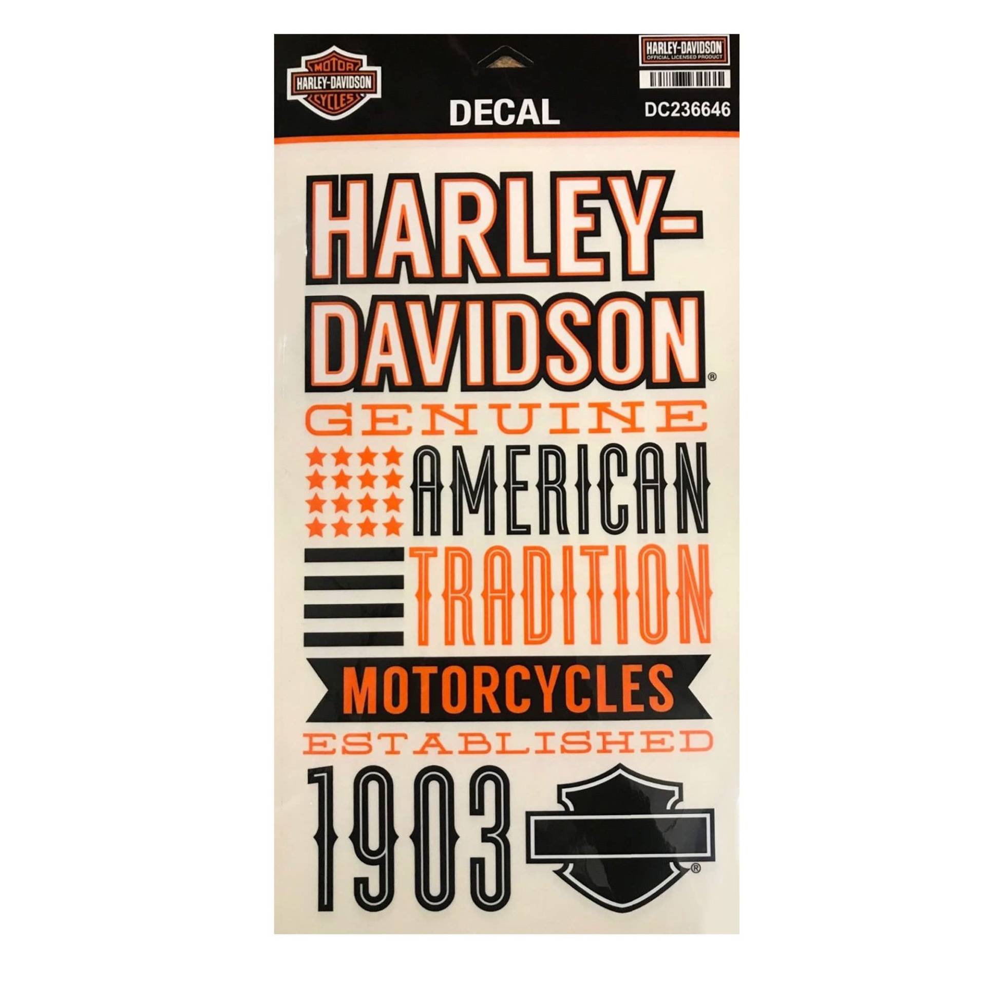 Harley-Davidson Aufkleber H-D Stack von HARLEY-DAVIDSON