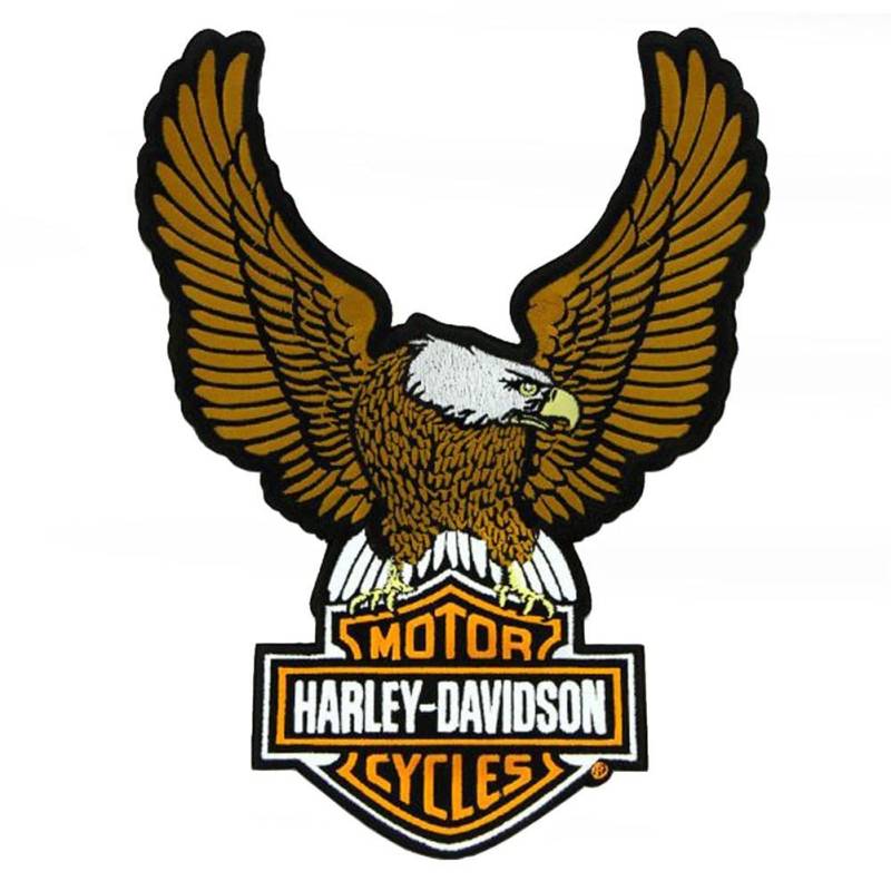 Harley Davidson Aufnäher Eagle Bar&Shield groß von HARLEY-DAVIDSON