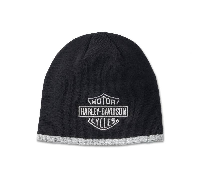 Harley-Davidson Bar & Shield Knit Beanie Black Beauty Mütze von HARLEY-DAVIDSON
