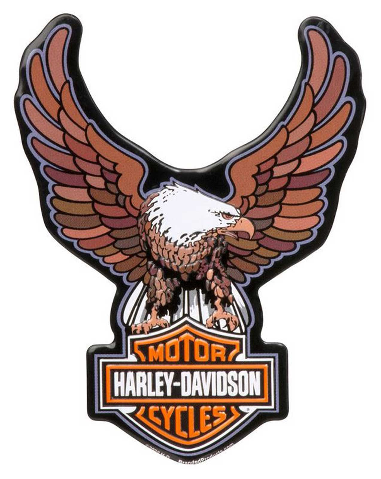 Harley-Davidson Custom Shaped Bar & Shield Eagle Tin Magnet, 2.7 x 3.5 inches von HARLEY-DAVIDSON