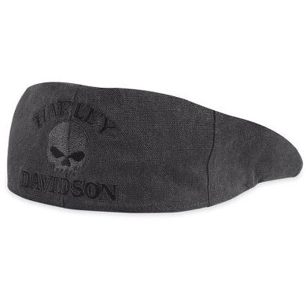 Harley-Davidson Ivy-Mütze Skull 99471-10VM Herren Hat, Schwarz, XL von Harley-Davidson