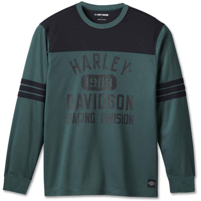 Harley-Davidson Langarmshirt Green, XL von HARLEY-DAVIDSON